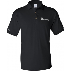 Riverside Polo Shirt in Black - Unisex [G8800]